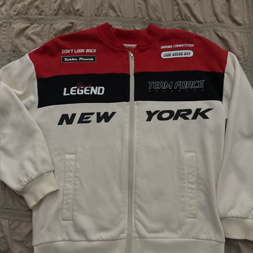 Kid’s White and Red Jacket